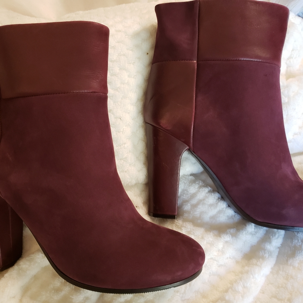 NWOT See by Chloe Perfect Plum booties